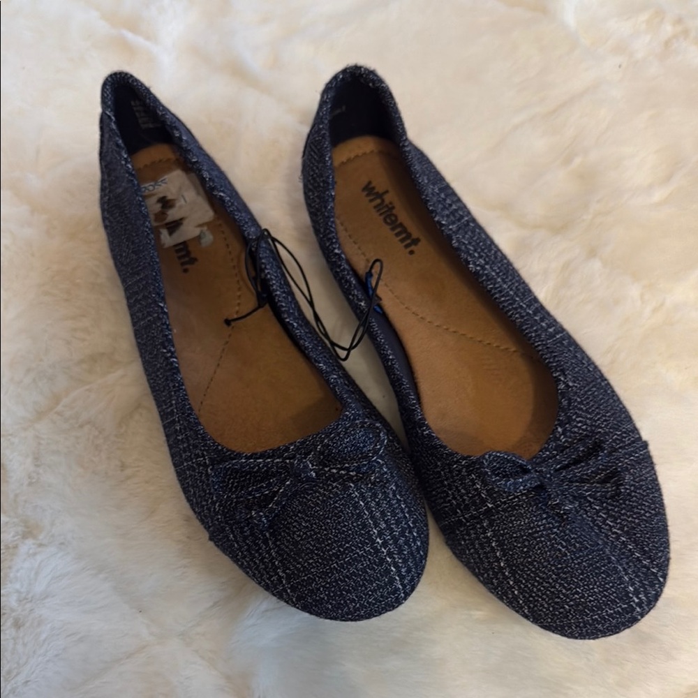 Temt Navy Blue Women's Flats